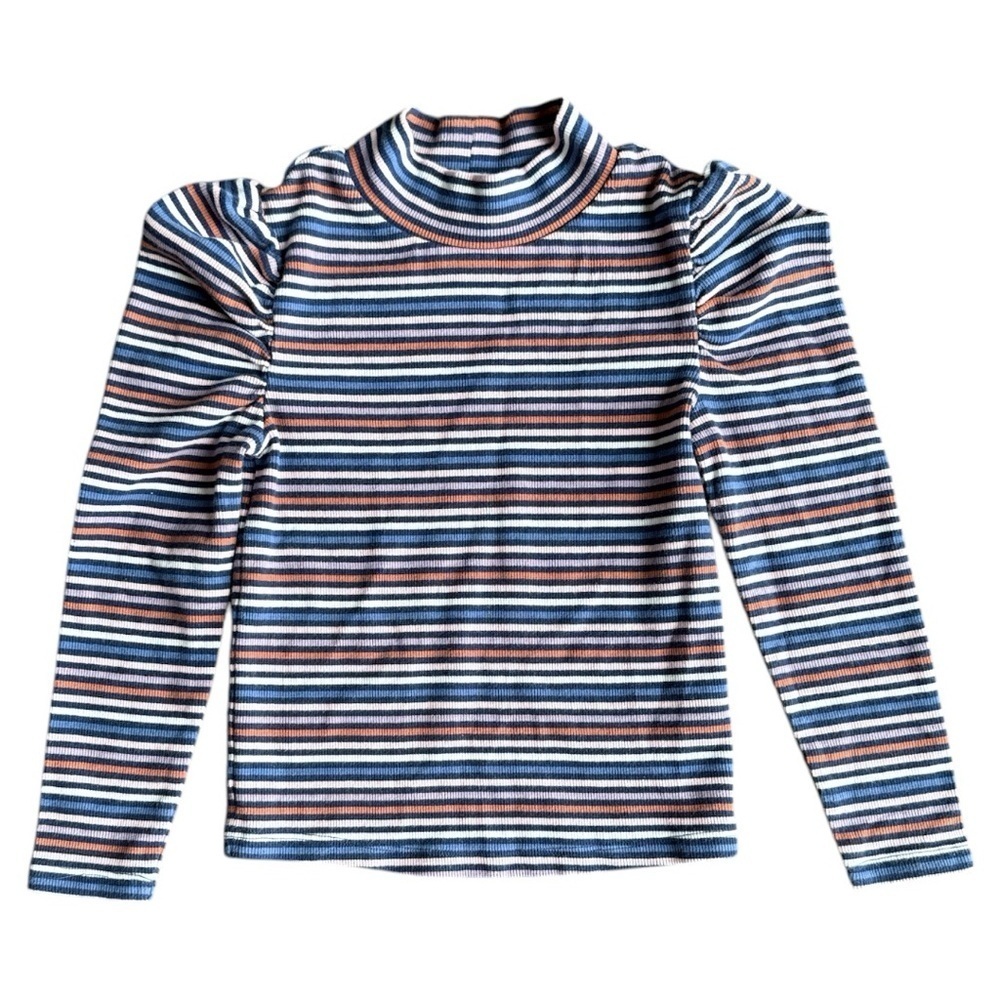 GAP Turtleneck Ribbed Long Sleeve Top 5